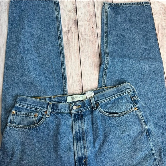 550 Levi’s Relaxed Fit Jeans 40 X 32 - Picture 3 of 4